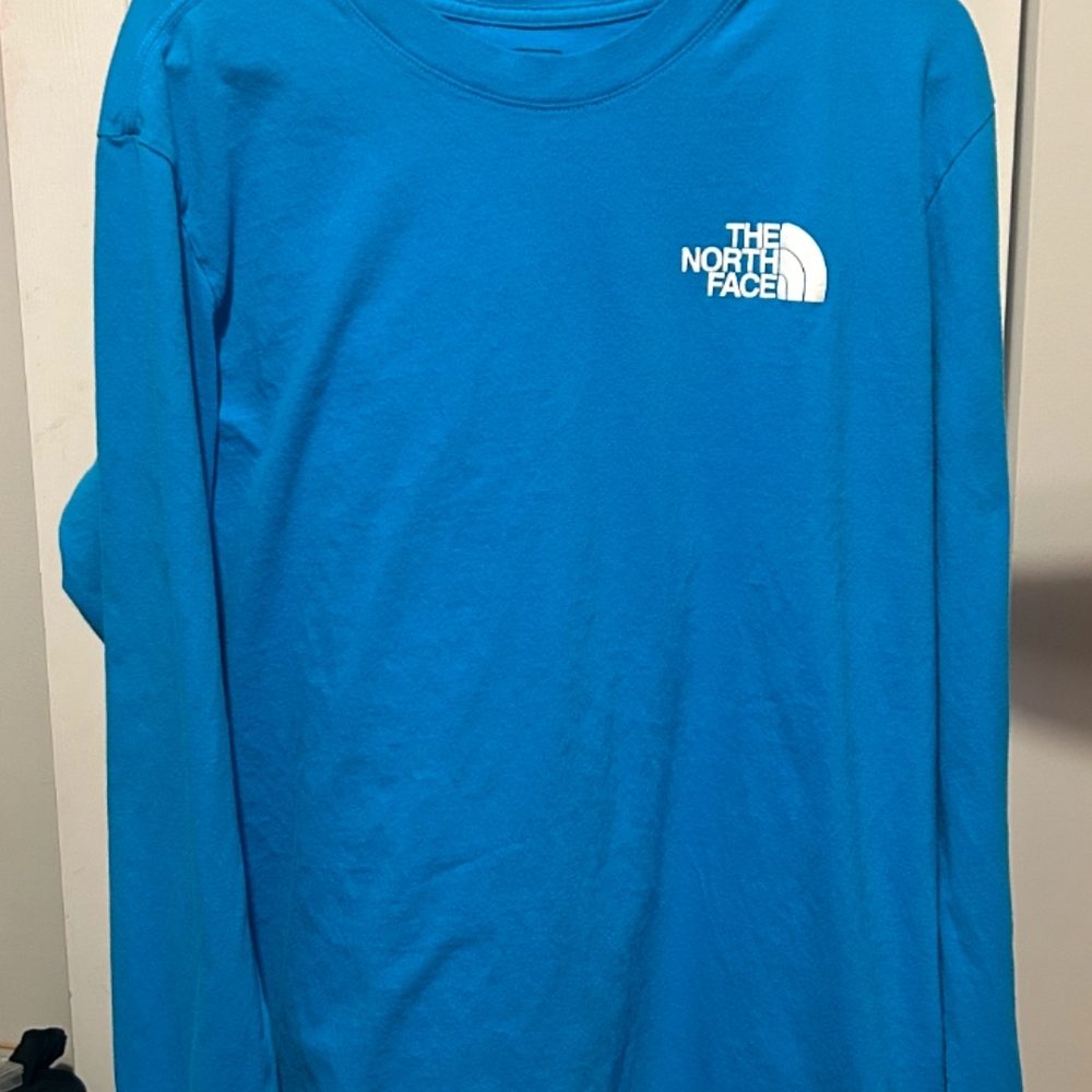 The North Face Blue Relaxed Long Sleeve Tee